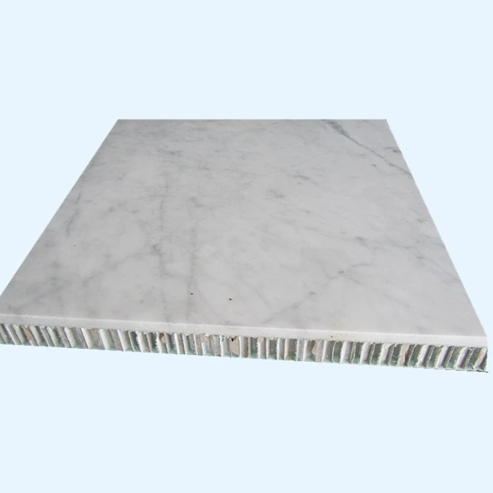white marble stone honeycomb composite panels